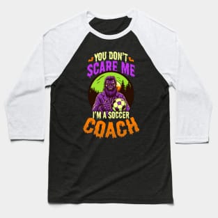 Halloween Coach Shirt | Scare Me Soccer Coach Monster Baseball T-Shirt